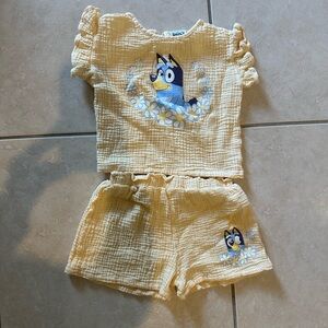 NWOT Girls Bluey Set - 4t